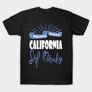 Pacific Ocean California Surf Paradise Funny T-Shirt